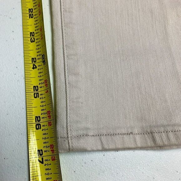 Levis Demi Curve Jeans Womens 27 Ivory Classic Rise Slim Leg Stretch Western - Picture 15 of 16